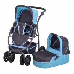Niebieski wózek dla lalek...