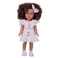 Lalka mulatka 47 cm w koronkowym komplecie Urbidolls