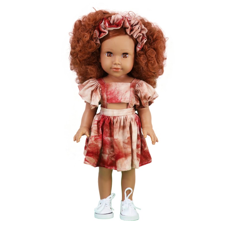 Lalka mulatka 47 cm w sukience Urbidolls