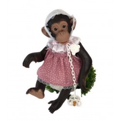 Małpka Lola w sukience 32 cm Asi 0607280
