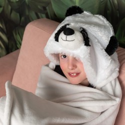 Panda Kocyk z kapturem dla...