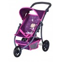 Różowy wózek dla lalek spacerówka Jogger Lio Knorr Toys 80268