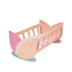 Drewniana kołyska dla lalek...