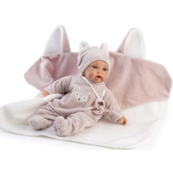 Lalka Petit z kocykiem...