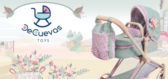 Odkryj ekskluzywne wózki dla lalek renomowanej hiszpańskiej marki DeCuevas Toys
